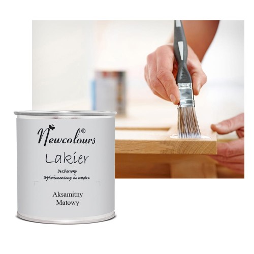 Lakier  satynowy do mebli lakier wodny lakier matowy Newcolours